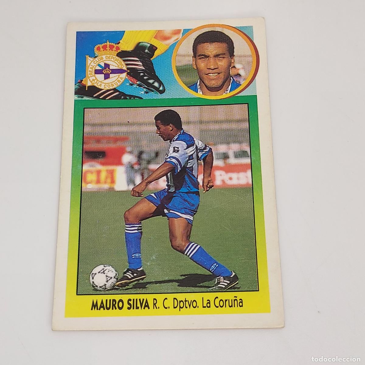 Cromos de F&uacute;tbol: CROMO MAURO SILVA DEPORTIVO DE LA CORU&Ntilde;A 1993 1994 93 94 EDICIONES ESTE CARTON SIN PEGAR