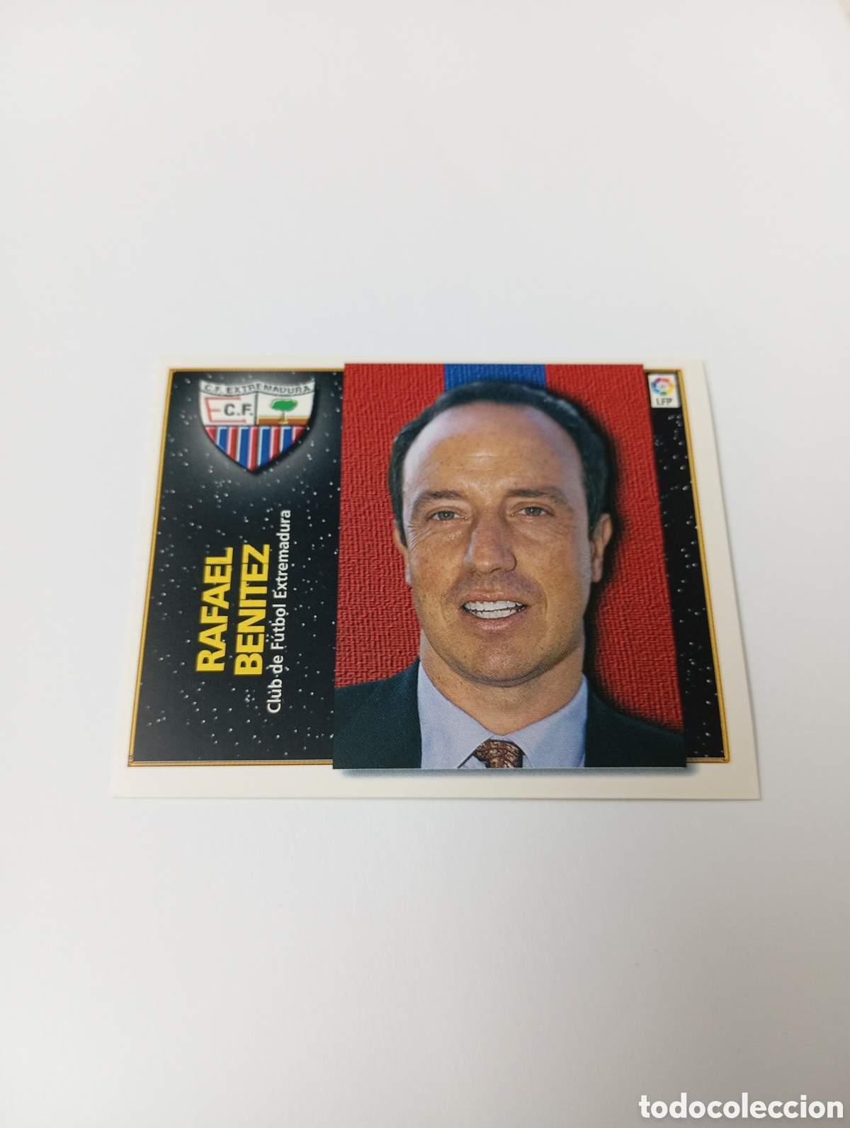 Cromos de F&uacute;tbol: ENTR RAFAEL BEN&Iacute;TEZ Extremadura Liga Este 1998 1999 NUEVO SIN PEGAR 98 99