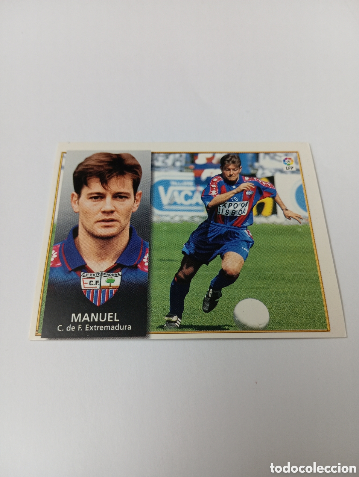 Cromos de F&uacute;tbol: MANUEL Extremadura Liga Este 1998 1999 NUEVO SIN PEGAR 98 99