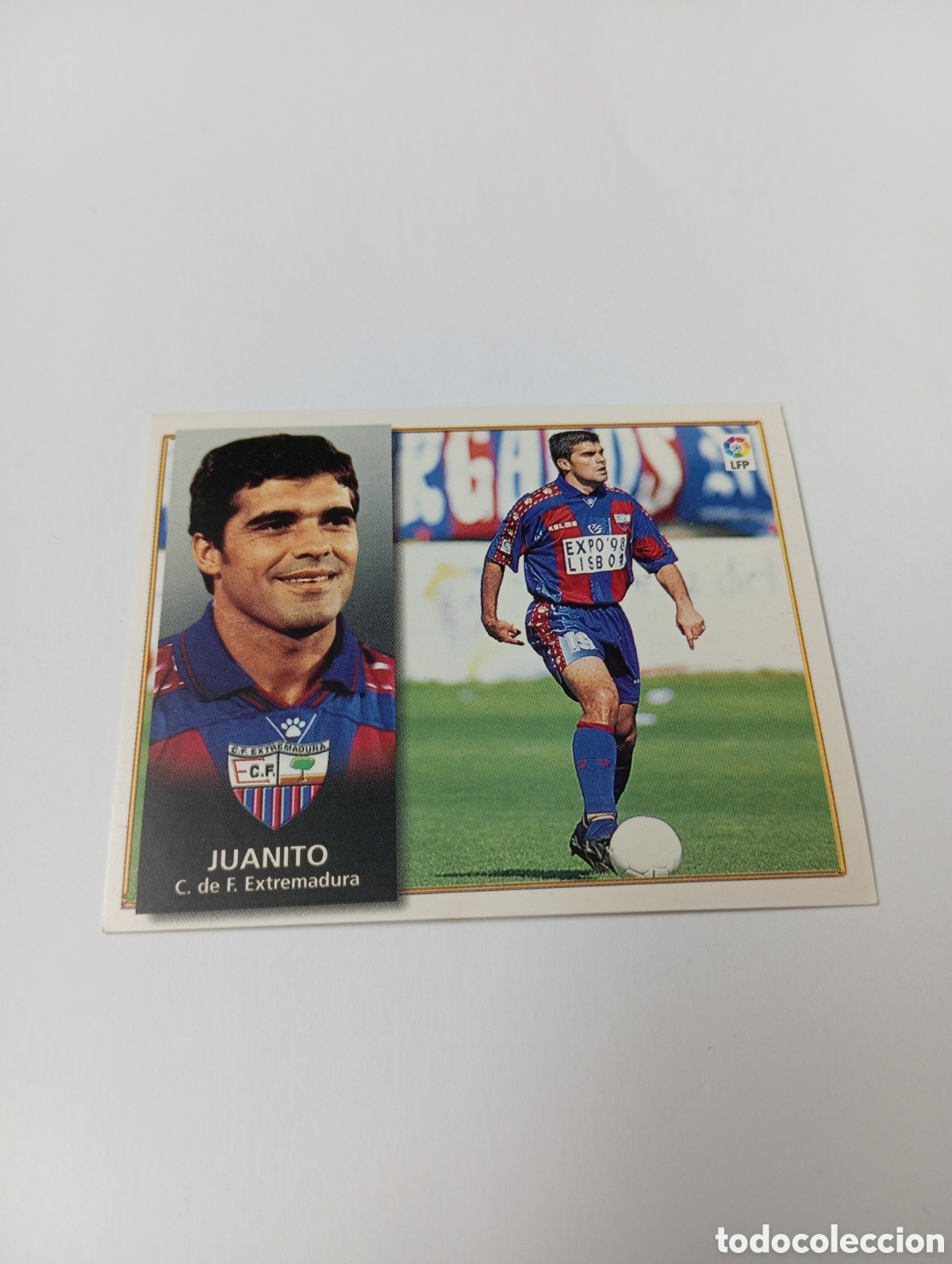 Cartes &agrave; collectionner de Football: JUANITO Extremadura Liga Este 1998 1999 NUEVO SIN PEGAR 98 99