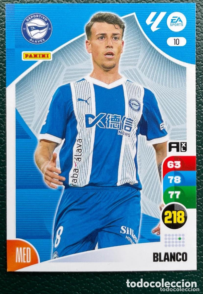 Cromos de F&uacute;tbol: 10 BLANCO DEPORTIVO ALAVES FICHAS ALBUM ADRENALYN XL 2024 2025 24 25