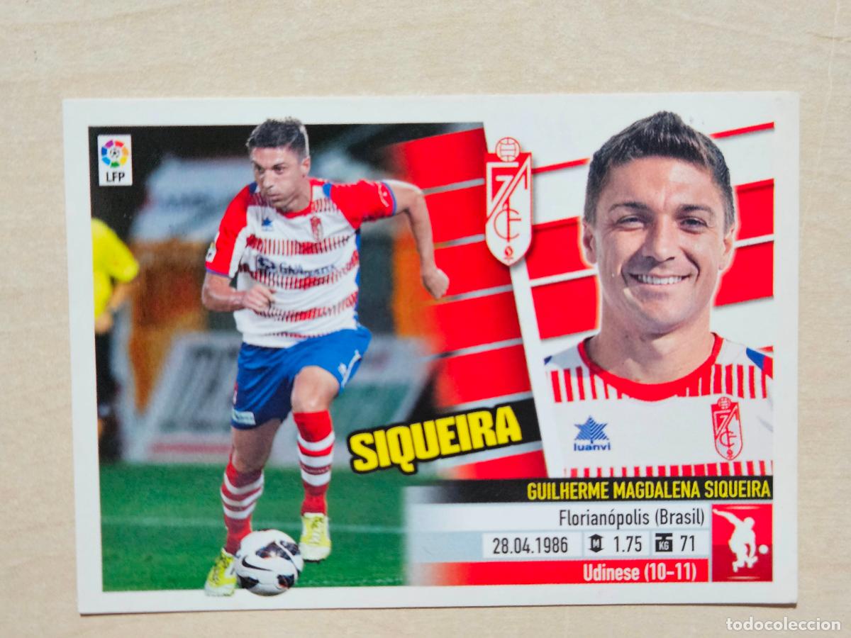 Cartes &agrave; collectionner de Football: CROMO N&ordm; 7A SIQUEIRA - ESTE 2013 14 - 13 14 - CROMO SIN PEGAR - GRANADA
