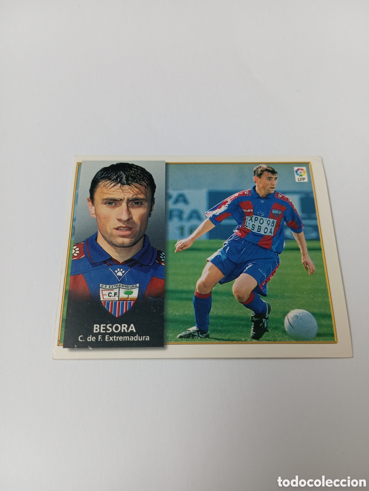 Cartes &agrave; collectionner de Football: BESORA BAJA Extremadura Liga Este 1998 1999 NUEVO SIN PEGAR 98 99