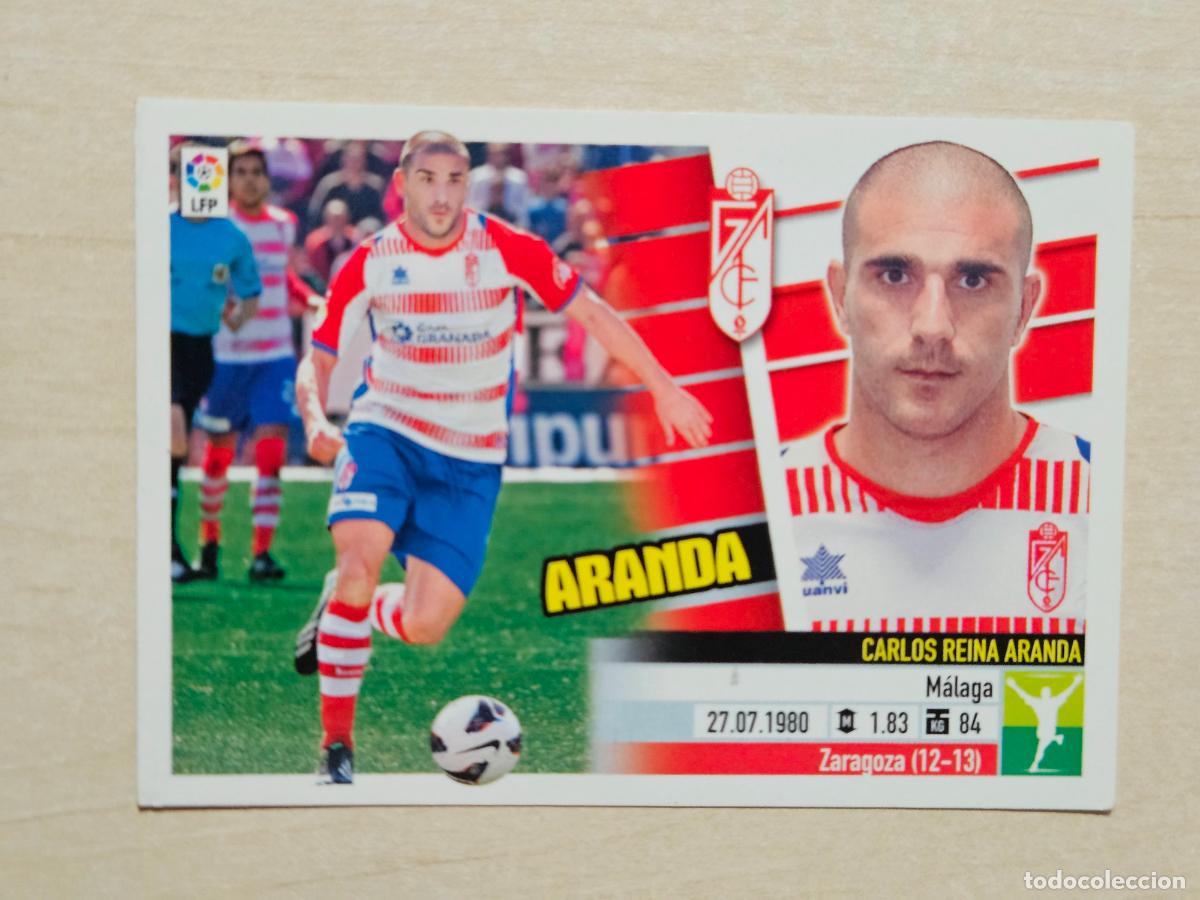 Cartes &agrave; collectionner de Football: CROMO N&ordm; 13 ARANDA - ESTE 2013 14 - 13 14 - CROMO SIN PEGAR - GRANADA