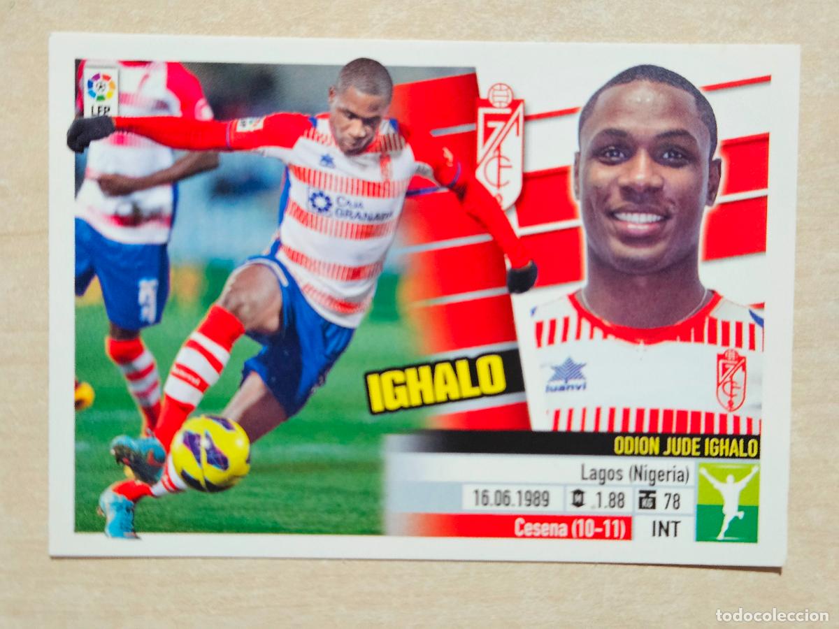 Cromos de F&uacute;tbol: CROMO N&ordm; 15 IGHALO - ESTE 2013 14 - 13 14 - CROMO SIN PEGAR - GRANADA