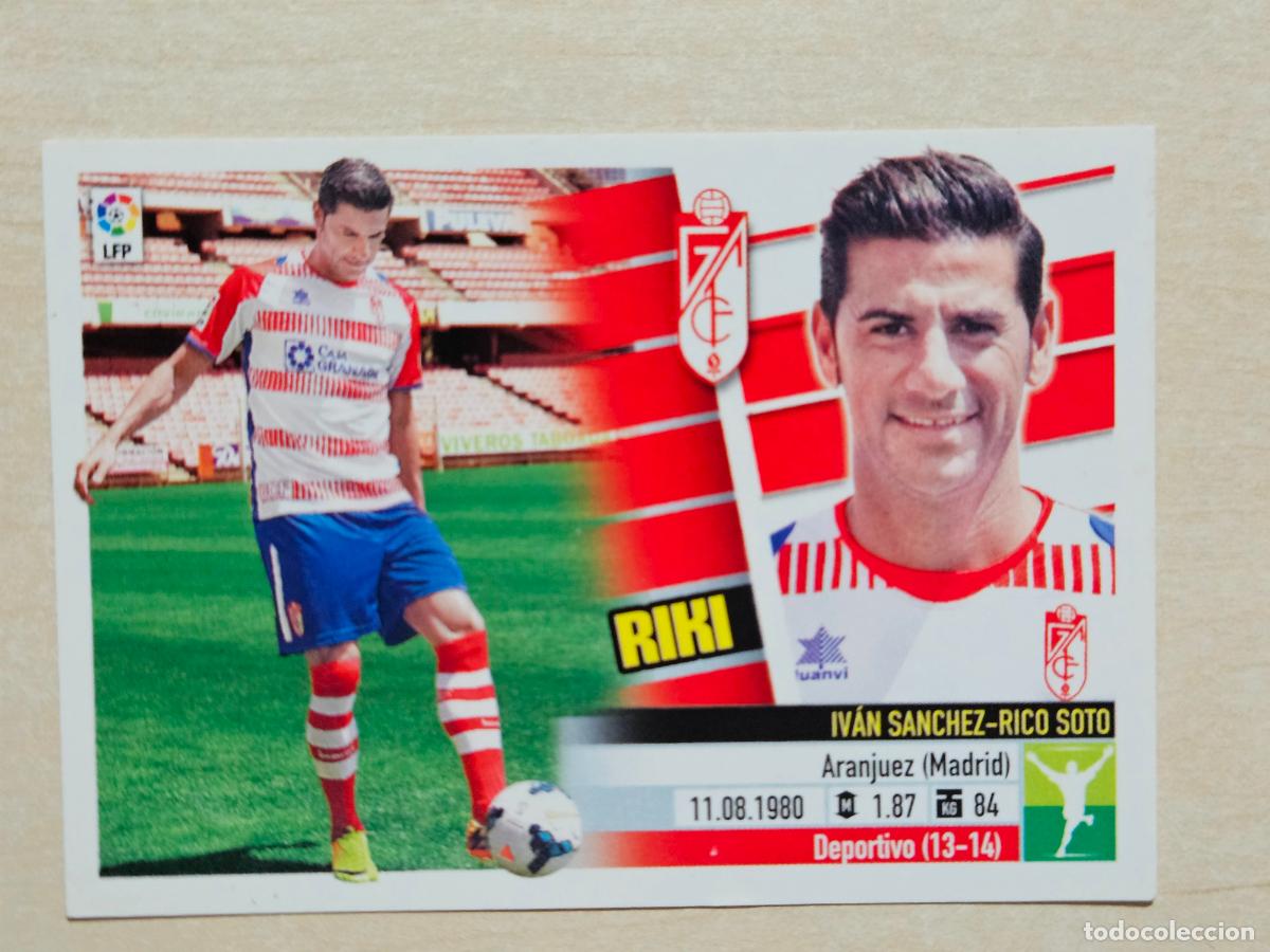 Cromos de F&uacute;tbol: CROMO N&ordm; 16A RIKI - ESTE 2013 14 - 13 14 - CROMO SIN PEGAR - GRANADA