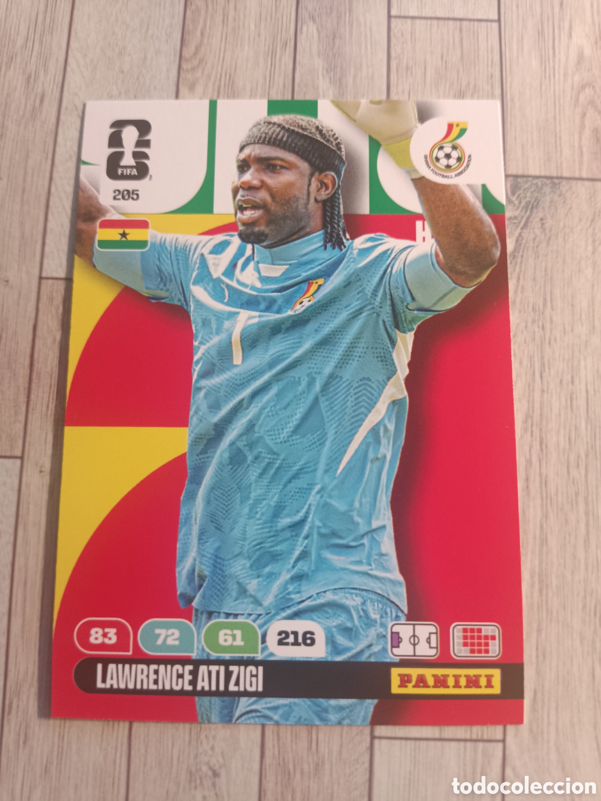 Cromos de F&uacute;tbol: 205 LAWRENCE ATI ZIGI GHANA HERO ADRENALYN XL MUNDIAL WORLD CUP 2026 PANINI 26
