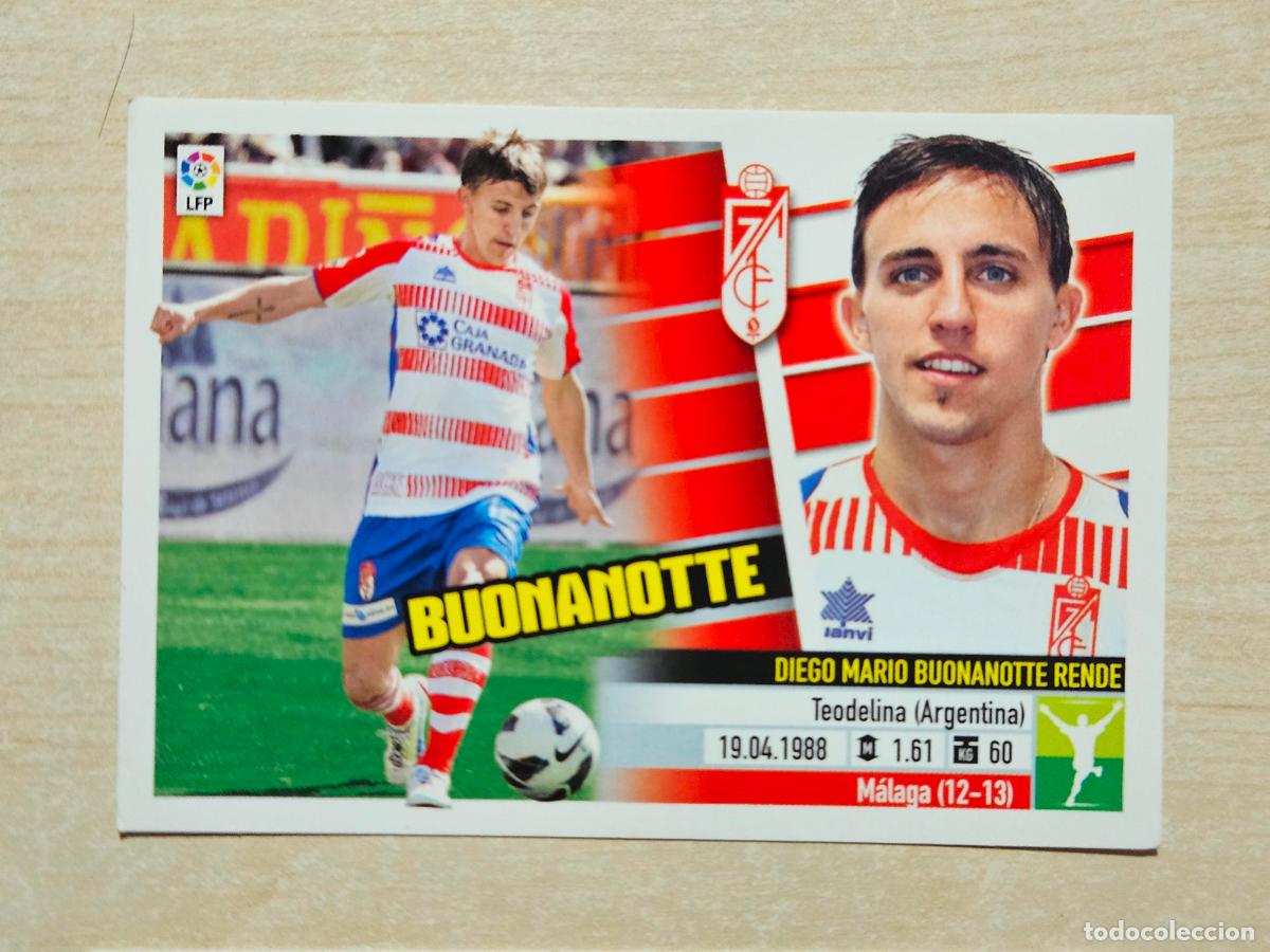 Cromos de F&uacute;tbol: CROMO N&ordm; 16B BUONANOTTE - ESTE 2013 14 - 13 14 - CROMO SIN PEGAR - GRANADA