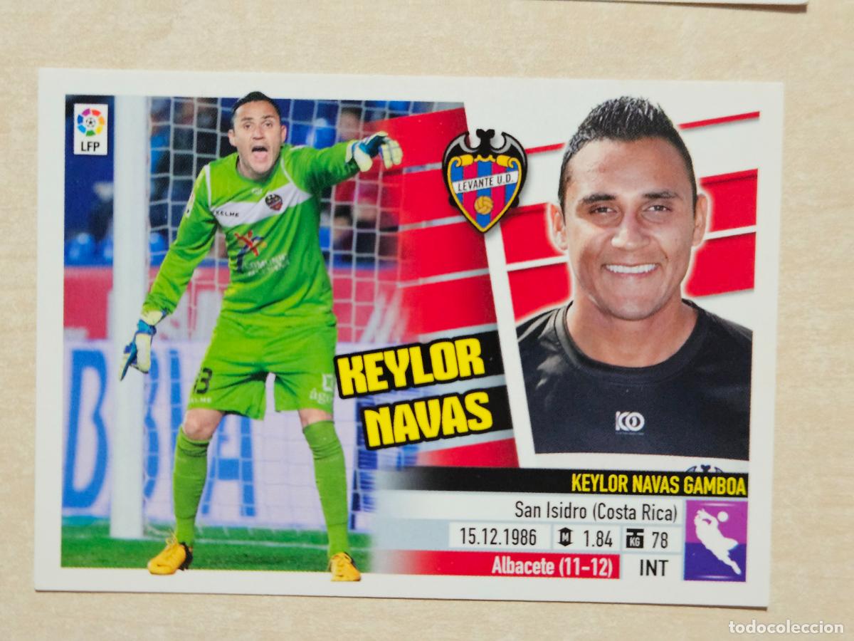 Cromos de F&uacute;tbol: CROMO N&ordm; 1 KEYLOR NAVAS - ESTE 2013 14 - 13 14 - CROMO SIN PEGAR - LEVANTE