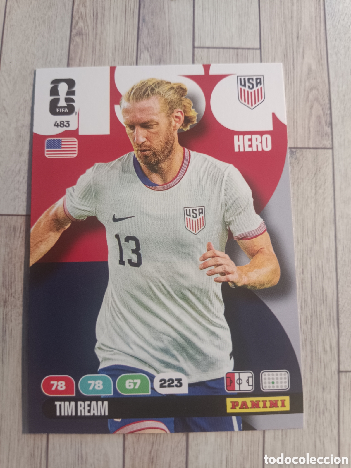 Cromos de F&uacute;tbol: 483 TIM REAM USA HERO ADRENALYN XL MUNDIAL WORLD CUP 2026 PANINI 26
