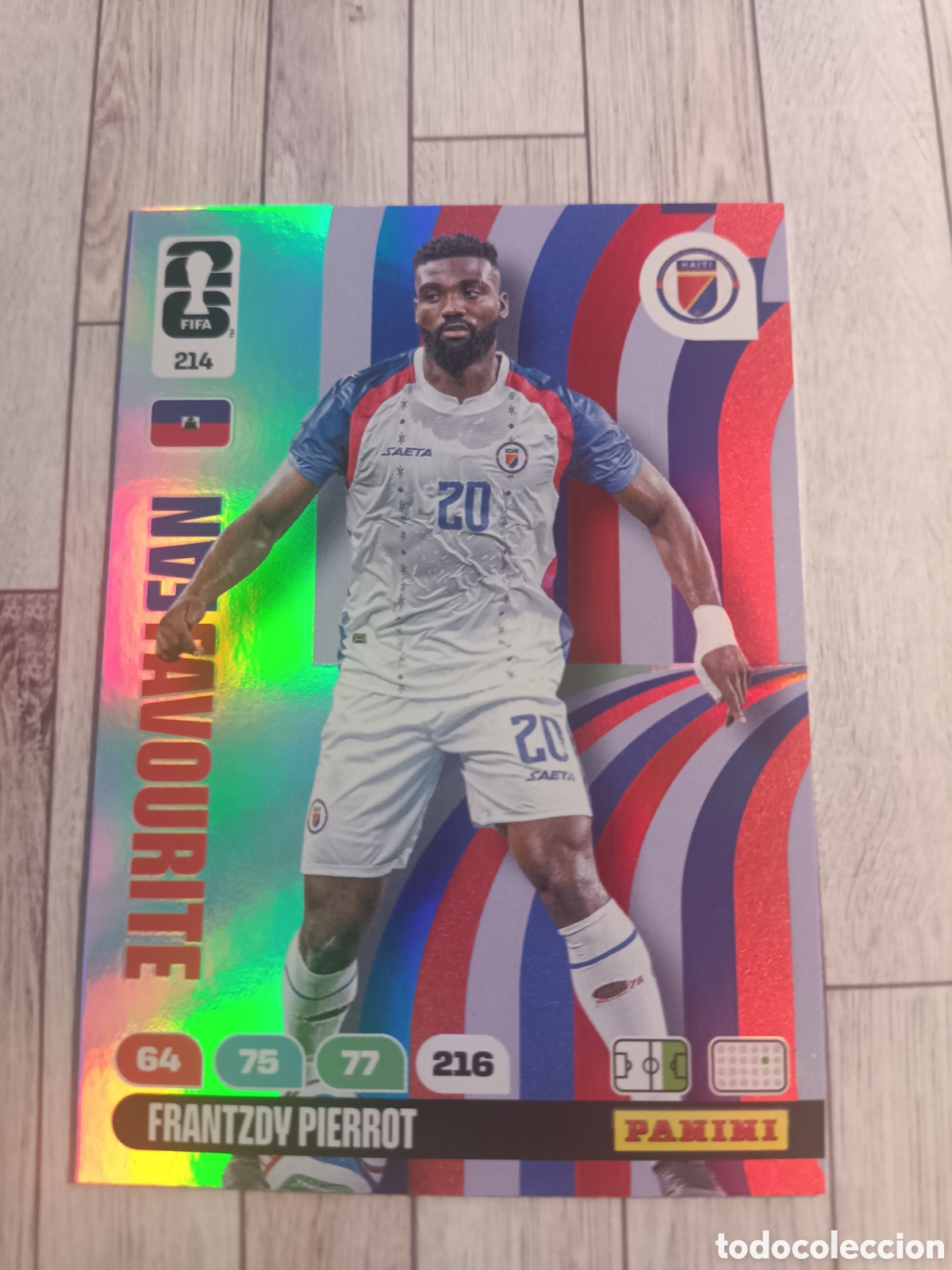 Fu&szlig;ball-Sticker: 214 FRANTZDY PIERROT FAN FAVOURITE HAITI ADRENALYN XL MUNDIAL WORLD CUP 2026 PANINI 26