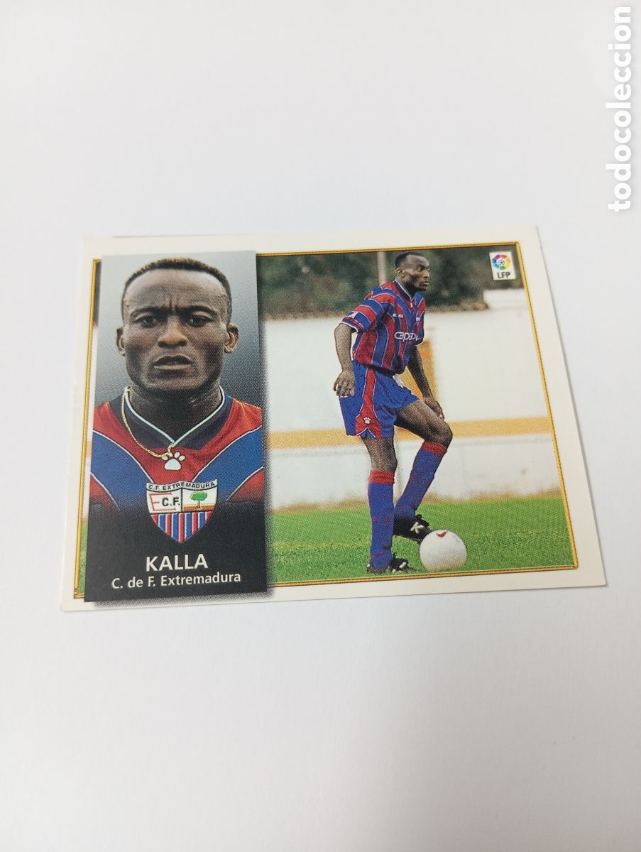 Fu&szlig;ball-Sticker: KALLA COLOCA Extremadura Liga Este 1998 1999 NUEVO SIN PEGAR 98 99