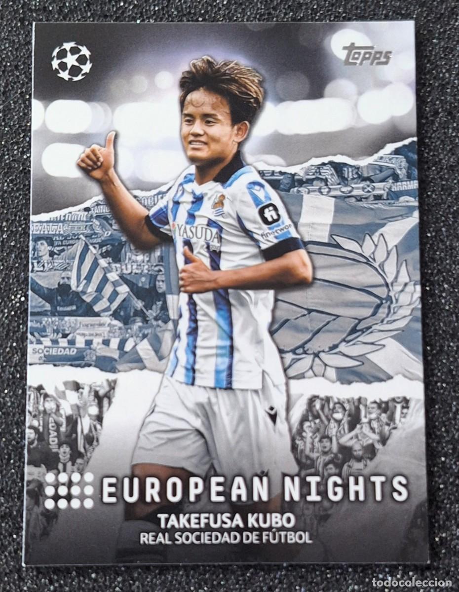 Fu&szlig;ball-Sticker: Takefusa Kubo Real Sociedad Topps Soccer European Nights