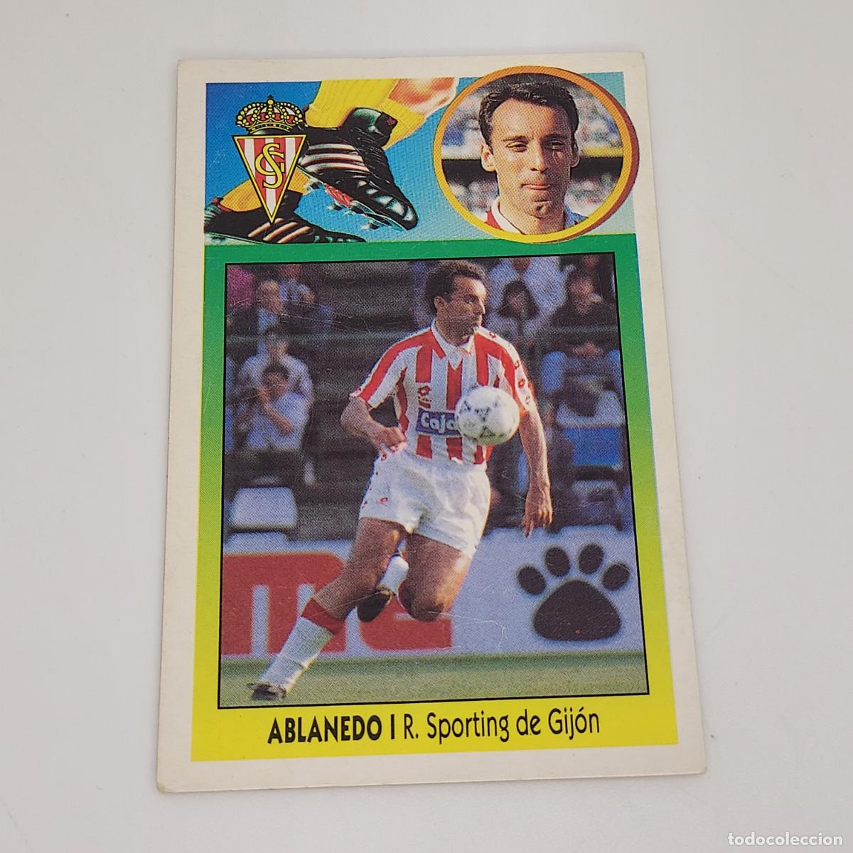 Cromos de F&uacute;tbol: CROMO ABLANEDO I R. SPORTING DE GIJON 1993 1994 93 94 EDICIONES ESTE CARTON SIN PEGAR