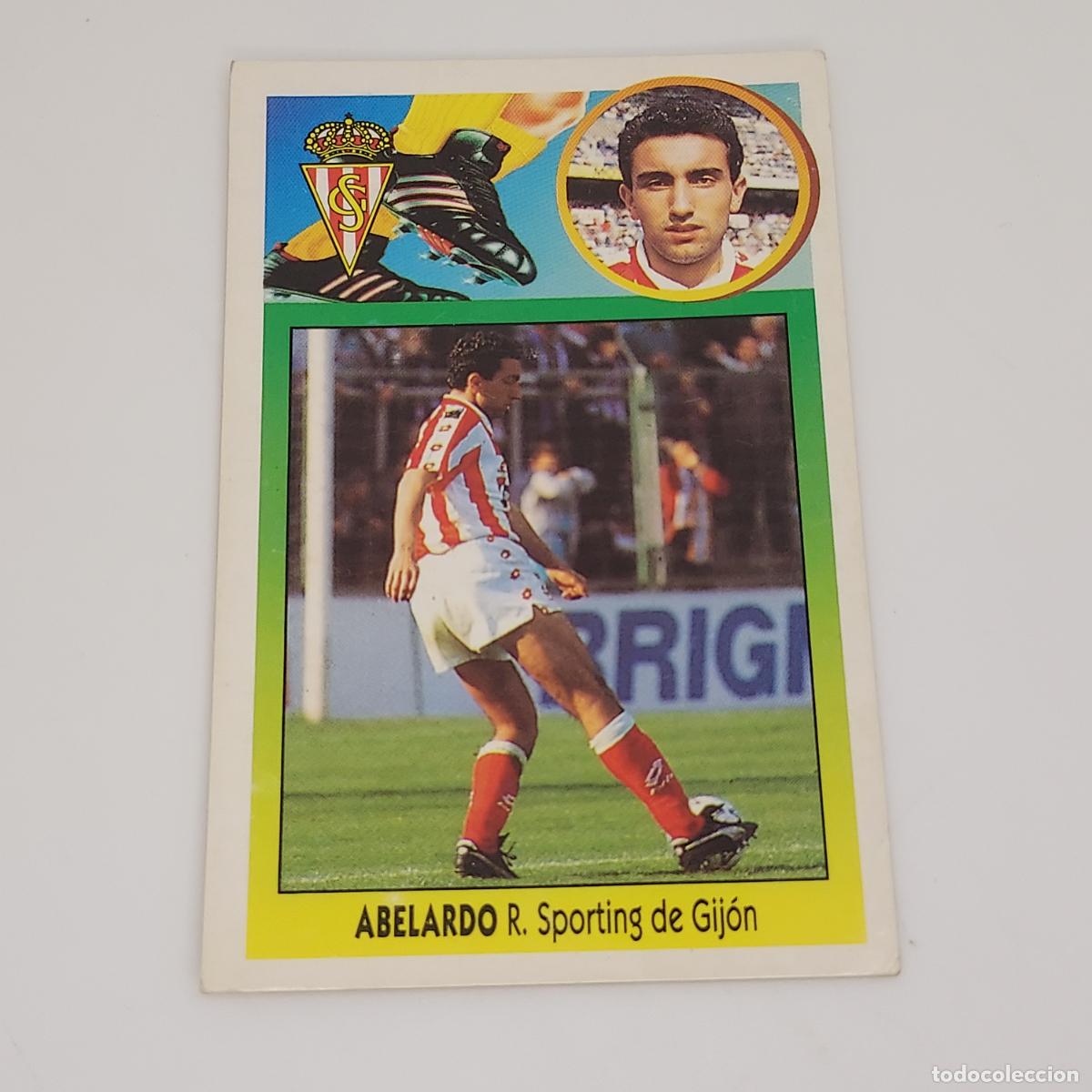 Cromos de F&uacute;tbol: CROMO ABELARDO R. SPORTING DE GIJON 1993 1994 93 94 EDICIONES ESTE CARTON SIN PEGAR