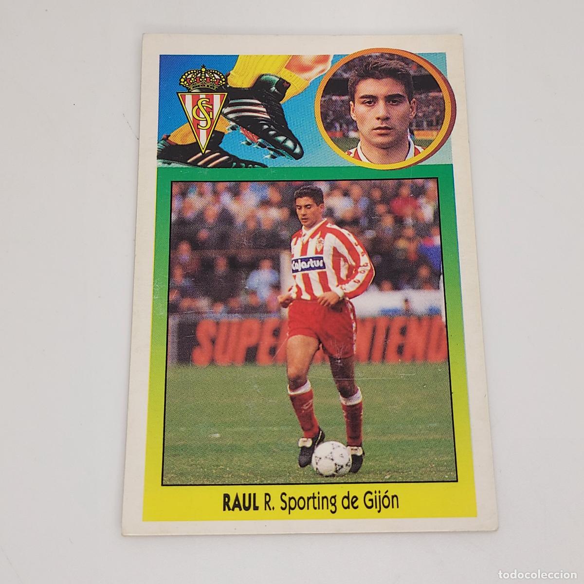 Cromos de F&uacute;tbol: CROMO RAUL R. SPORTING DE GIJON 1993 1994 93 94 EDICIONES ESTE CARTON SIN PEGAR