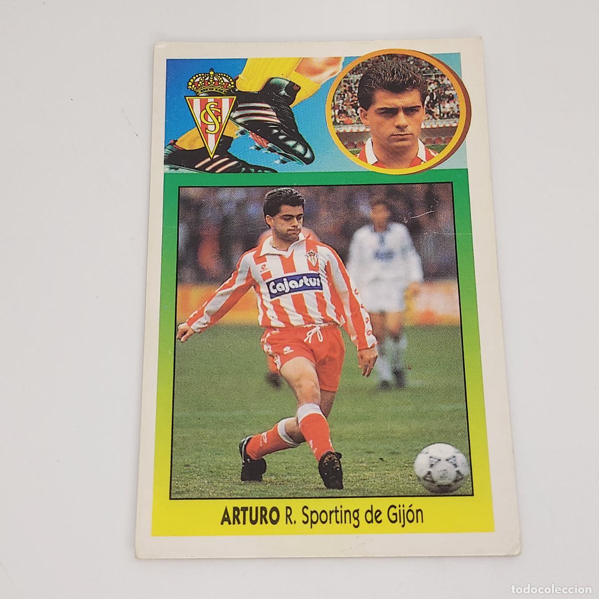 Cromos de F&uacute;tbol: CROMO ARTURO R. SPORTING DE GIJON 1993 1994 93 94 EDICIONES ESTE CARTON SIN PEGAR