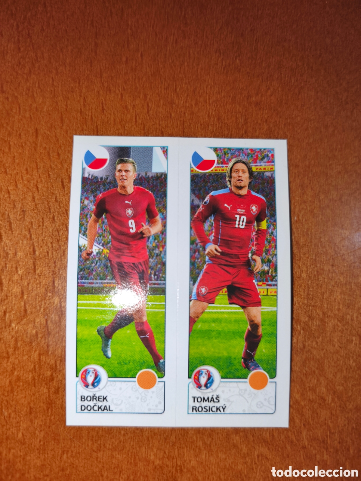 Cromos de F&uacute;tbol: Borek Dockal/Tomas Rosicky n&deg;383 UEFA Euro 2016 Republica Checa