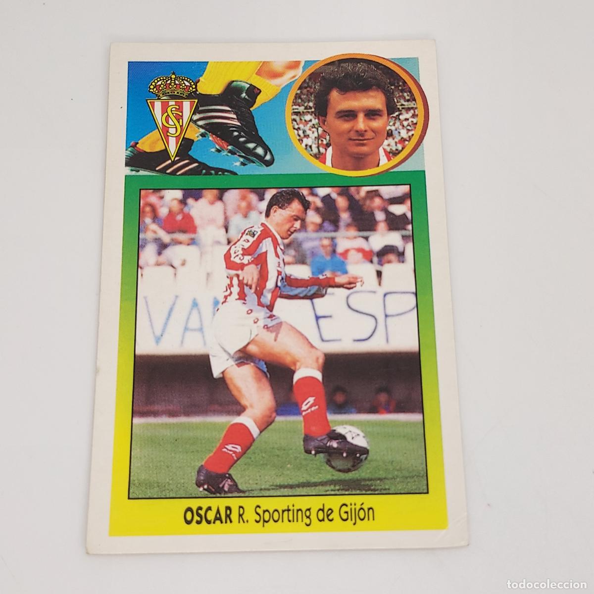 Cromos de F&uacute;tbol: CROMO OSCAR R. SPORTING DE GIJON 1993 1994 93 94 EDICIONES ESTE CARTON SIN PEGAR