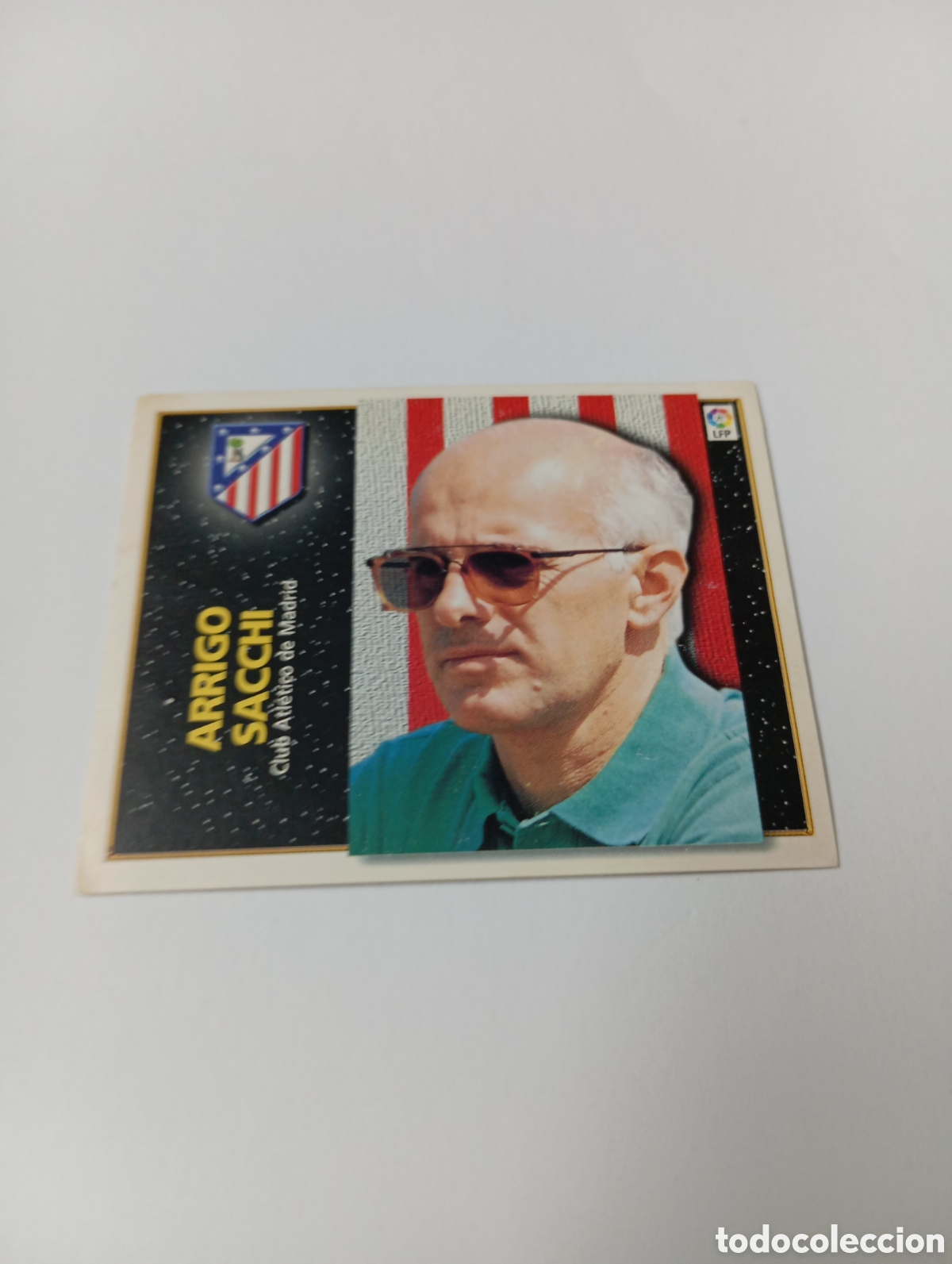 Cromos de F&uacute;tbol: ENTRENADOR ARRIGO SACCHI Atl&eacute;tico de Madrid Liga Este 1998 1999 NUEVO SIN PEGAR 98 99