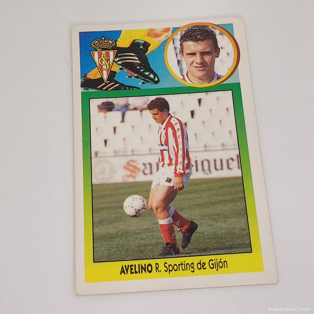 Cromos de F&uacute;tbol: CROMO AVELINO R. SPORTING DE GIJON 1993 1994 93 94 EDICIONES ESTE CARTON SIN PEGAR