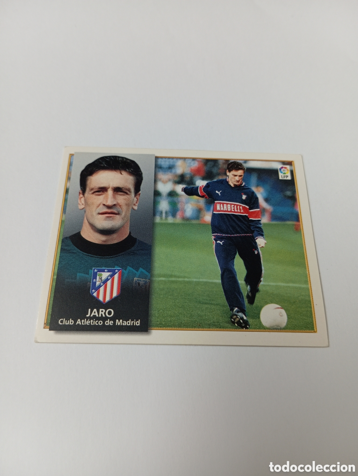 Cromos de F&uacute;tbol: JARO Atl&eacute;tico de Madrid Liga Este 1998 1999 NUEVO SIN PEGAR 98 99