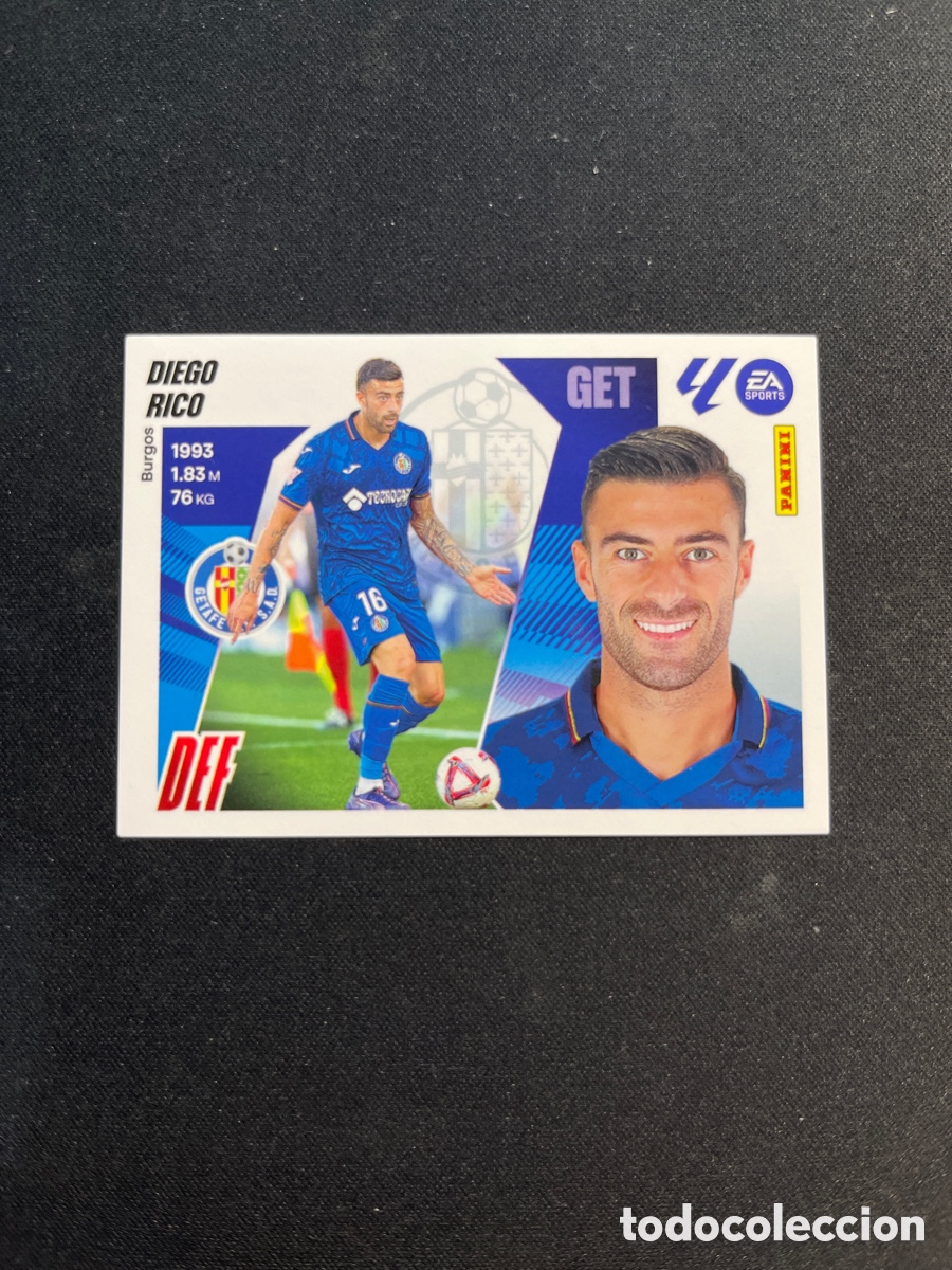 Cromos de F&uacute;tbol: Diego Rico 10 Getafe Liga Este 2025 2026 25 26