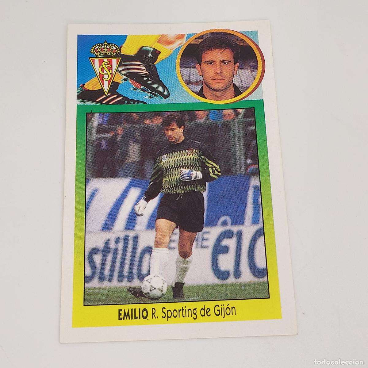 Cromos de F&uacute;tbol: CROMO EMILIO R. SPORTING DE GIJON 1993 1994 93 94 EDICIONES ESTE ADHESIVO SIN PEGAR