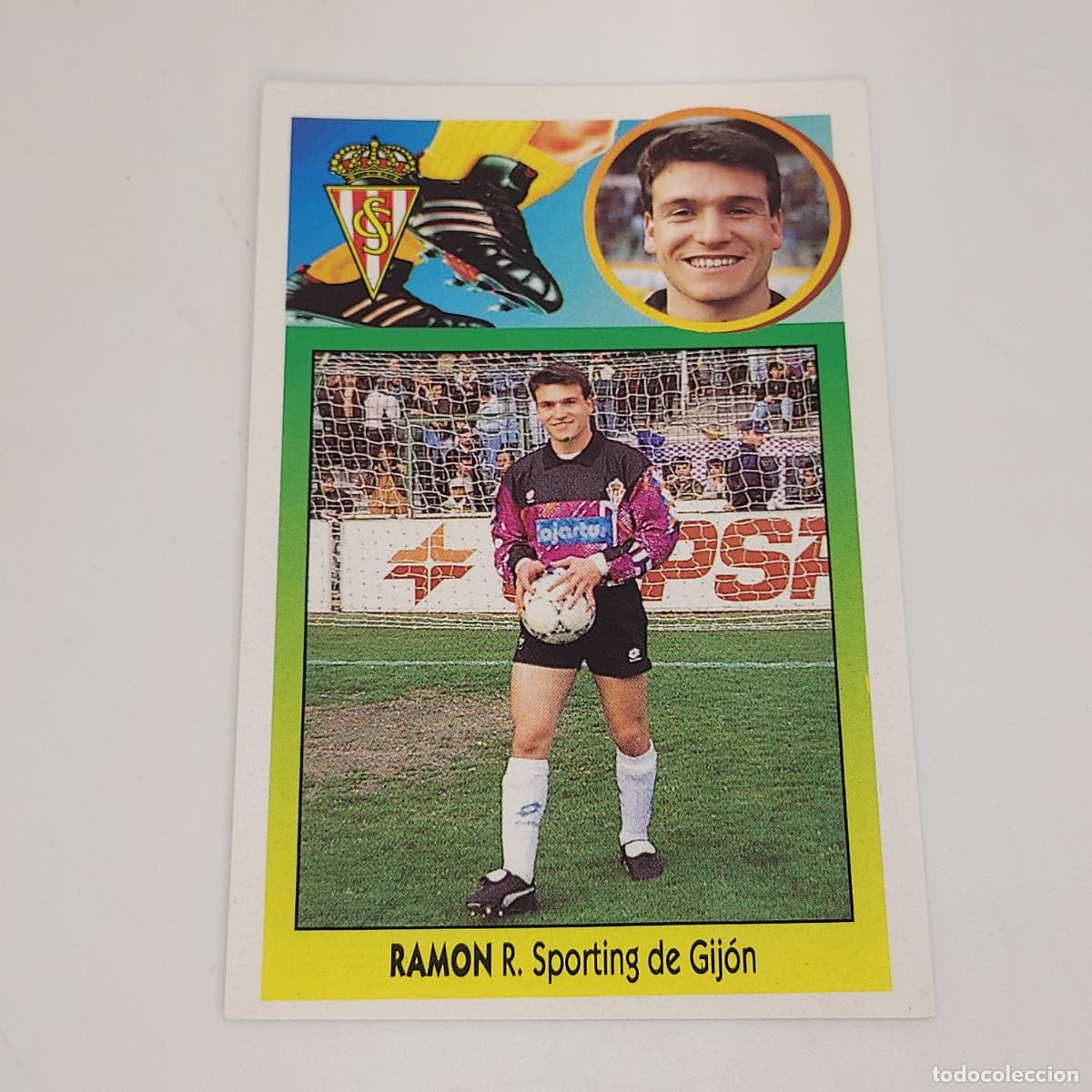 Cromos de F&uacute;tbol: CROMO RAMON R. SPORTING DE GIJON 1993 1994 93 94 EDICIONES ESTE ADHESIVO SIN PEGAR
