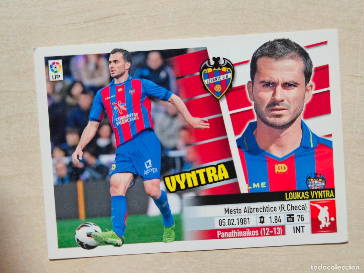 Cromos de F&uacute;tbol: CROMO N&ordm; 6 VYNTRA - ESTE 2013 14 - 13 14 - CROMO SIN PEGAR - LEVANTE