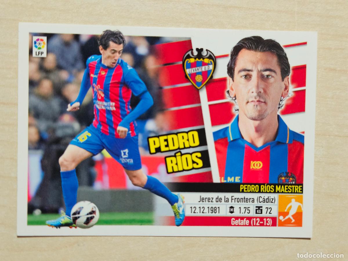 Cromos de Futebol: CROMO N&ordm; 10 PEDRO RIOS - ESTE 2013 14 - 13 14 - CROMO SIN PEGAR - LEVANTE