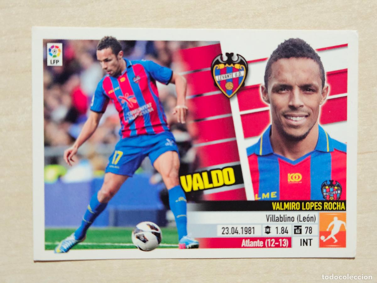 Cromos de Futebol: CROMO N&ordm; 11 VALDO - ESTE 2013 14 - 13 14 - CROMO SIN PEGAR - LEVANTE