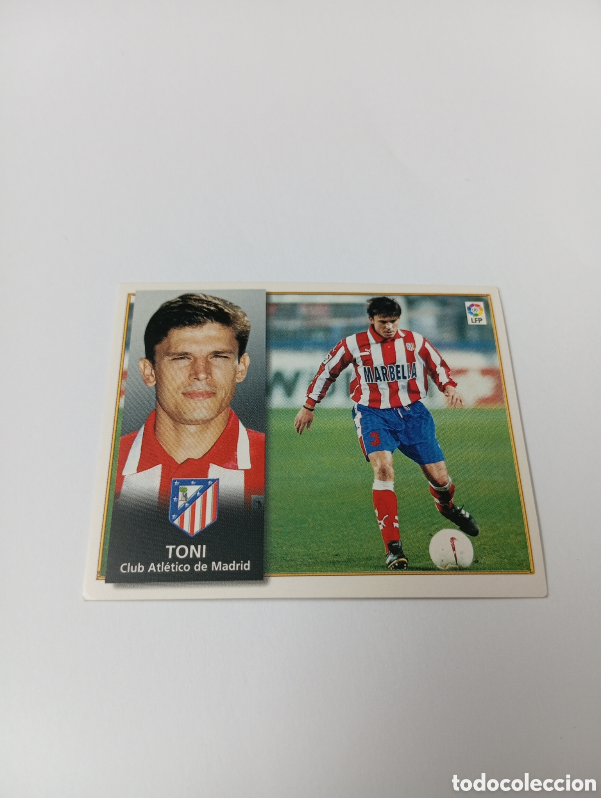 Cromos de F&uacute;tbol: TONI Atl&eacute;tico de Madrid Liga Este 1998 1999 NUEVO SIN PEGAR 98 99