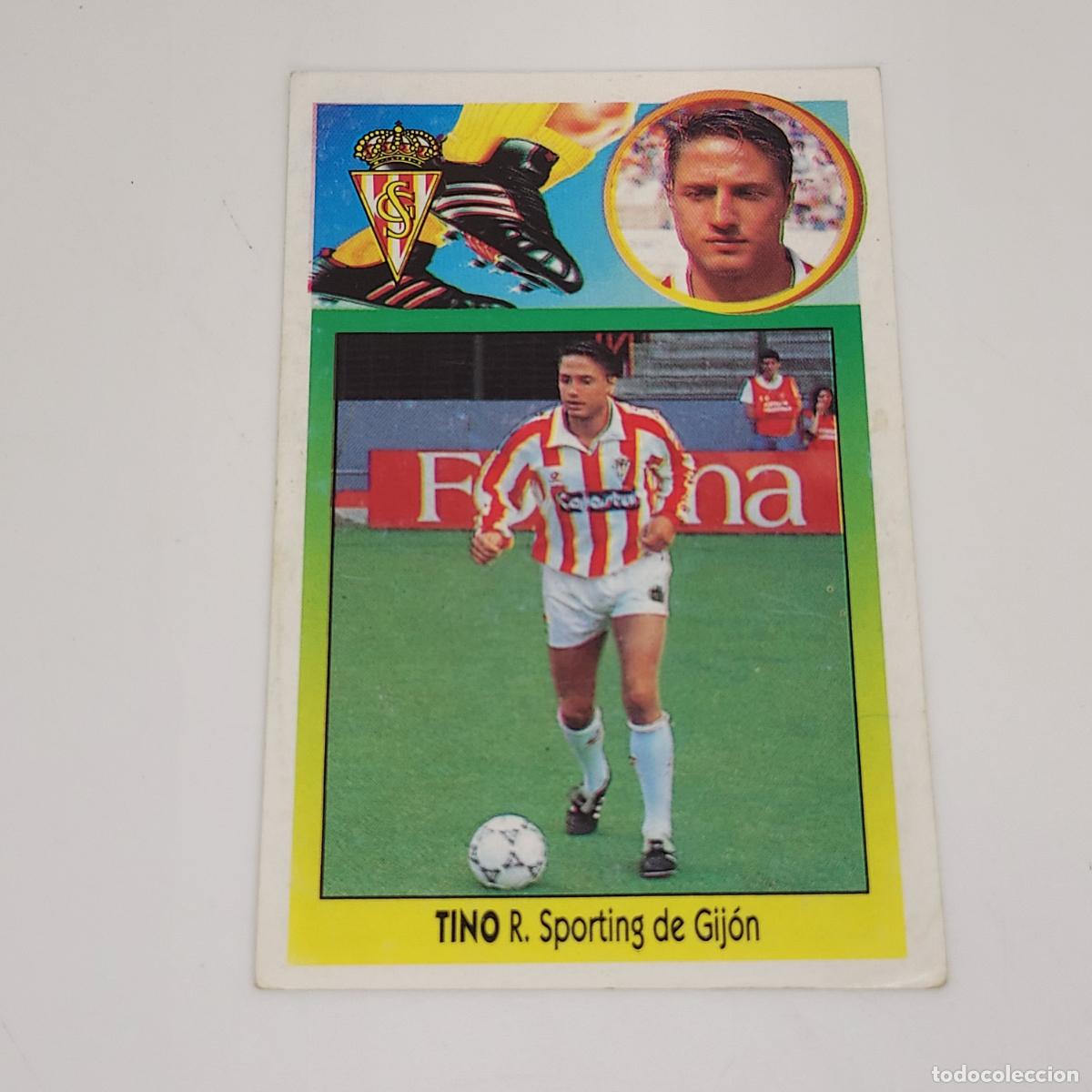 Cromos de Futebol: CROMO TINO R. SPORTING DE GIJON 1993 1994 93 94 EDICIONES ESTE ADHESIVO SIN PEGAR