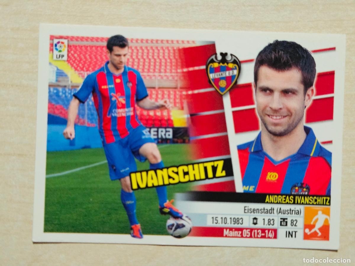 Cromos de F&uacute;tbol: CROMO N&ordm; 13 IVANSCHITZ - ESTE 2013 14 - 13 14 - CROMO SIN PEGAR - LEVANTE