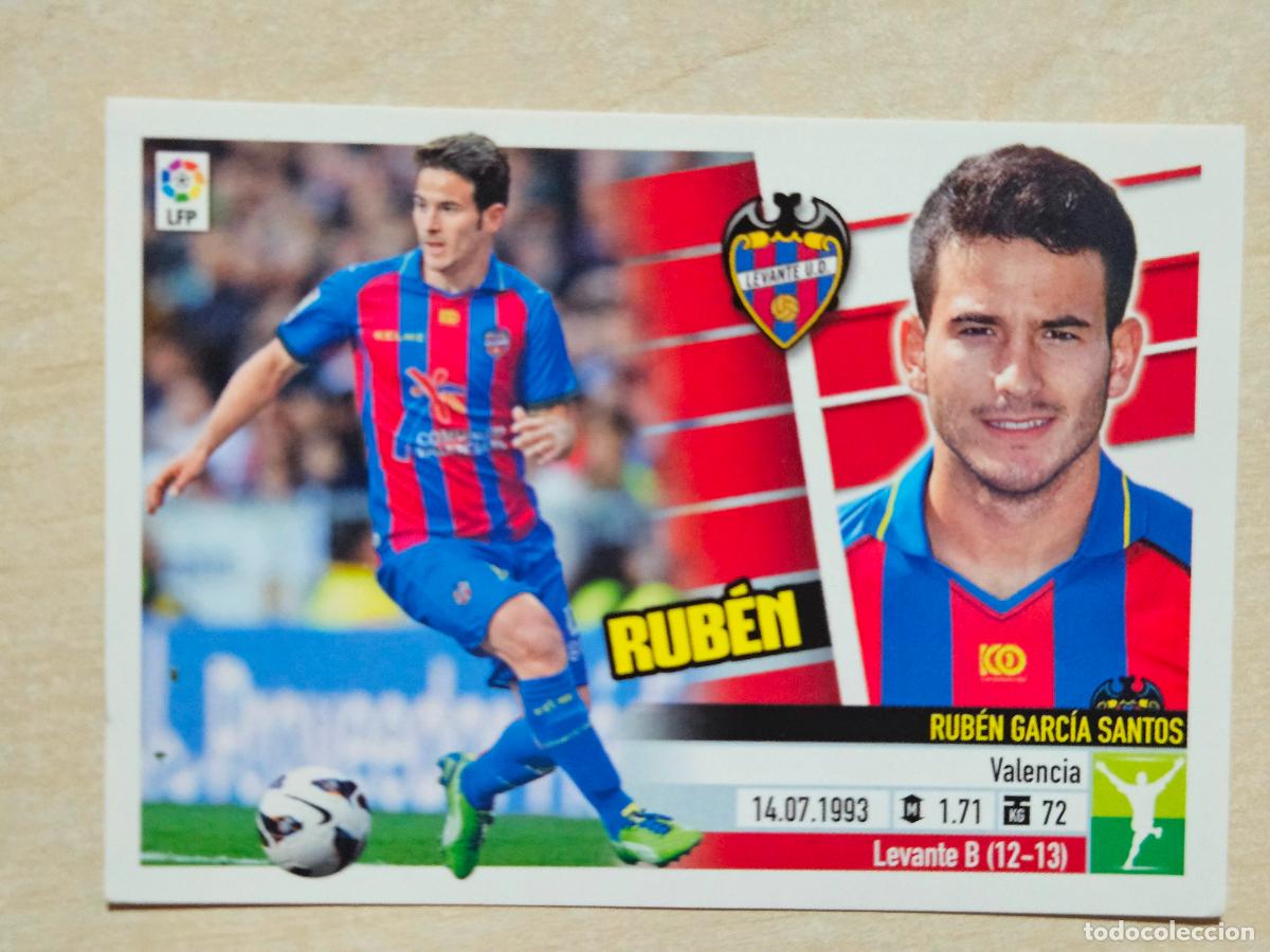 Cromos de F&uacute;tbol: CROMO N&ordm; 14 RUBEN - ESTE 2013 14 - 13 14 - CROMO SIN PEGAR - LEVANTE
