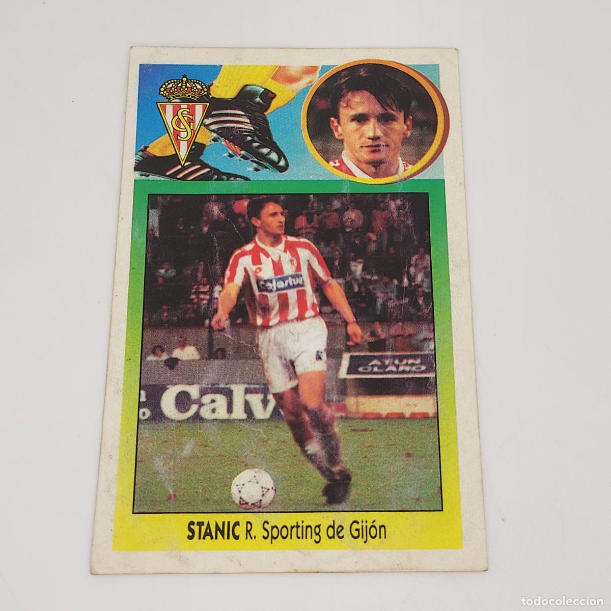 Fu&szlig;ball-Sticker: CROMO STANIC R. SPORTING DE GIJON 1993 1994 93 94 EDICIONES ESTE ADHESIVO SIN PEGAR