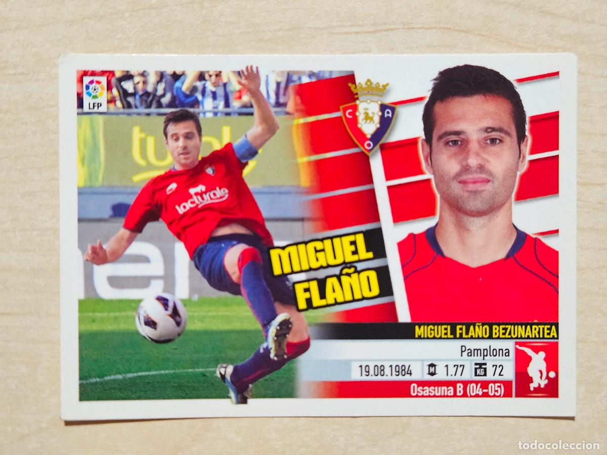 Cromos de F&uacute;tbol: CROMO N&ordm; 4 MIGUEL FLA&Ntilde;O - ESTE 2013 14 - 13 14 - CROMO SIN PEGAR - OSASUNA