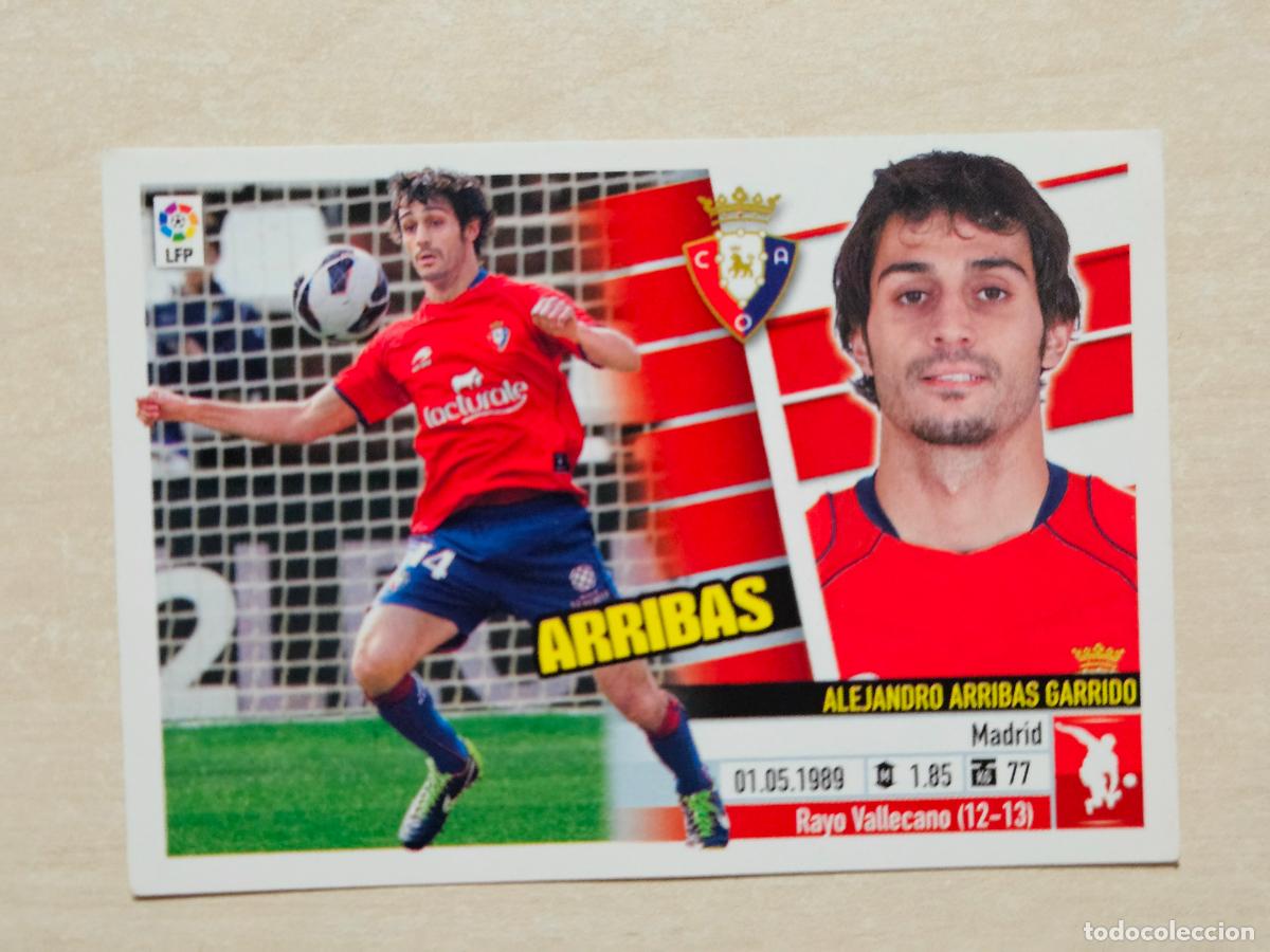 Cromos de F&uacute;tbol: CROMO N&ordm; 5 ARRIBAS - ESTE 2013 14 - 13 14 - CROMO SIN PEGAR - OSASUNA