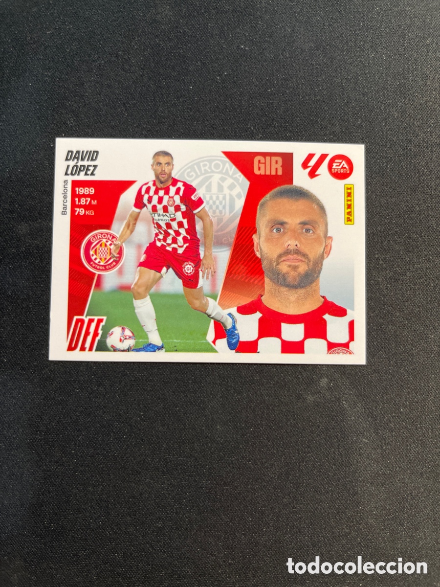 Cromos de F&uacute;tbol: David Lopez 7 Girona Liga Este 2025 2026 25 26