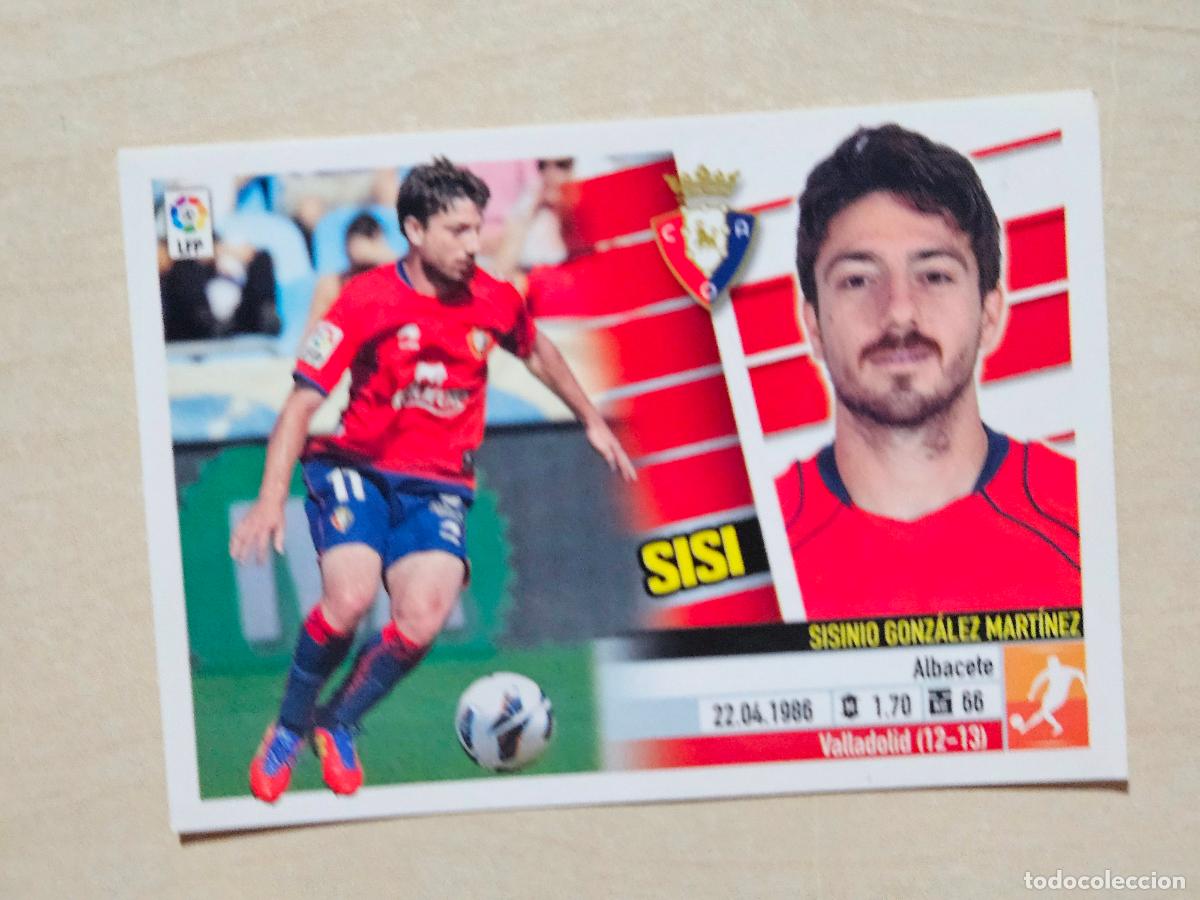 Cromos de Futebol: CROMO N&ordm; 10B SISI - ESTE 2013 14 - 13 14 - CROMO SIN PEGAR - OSASUNA