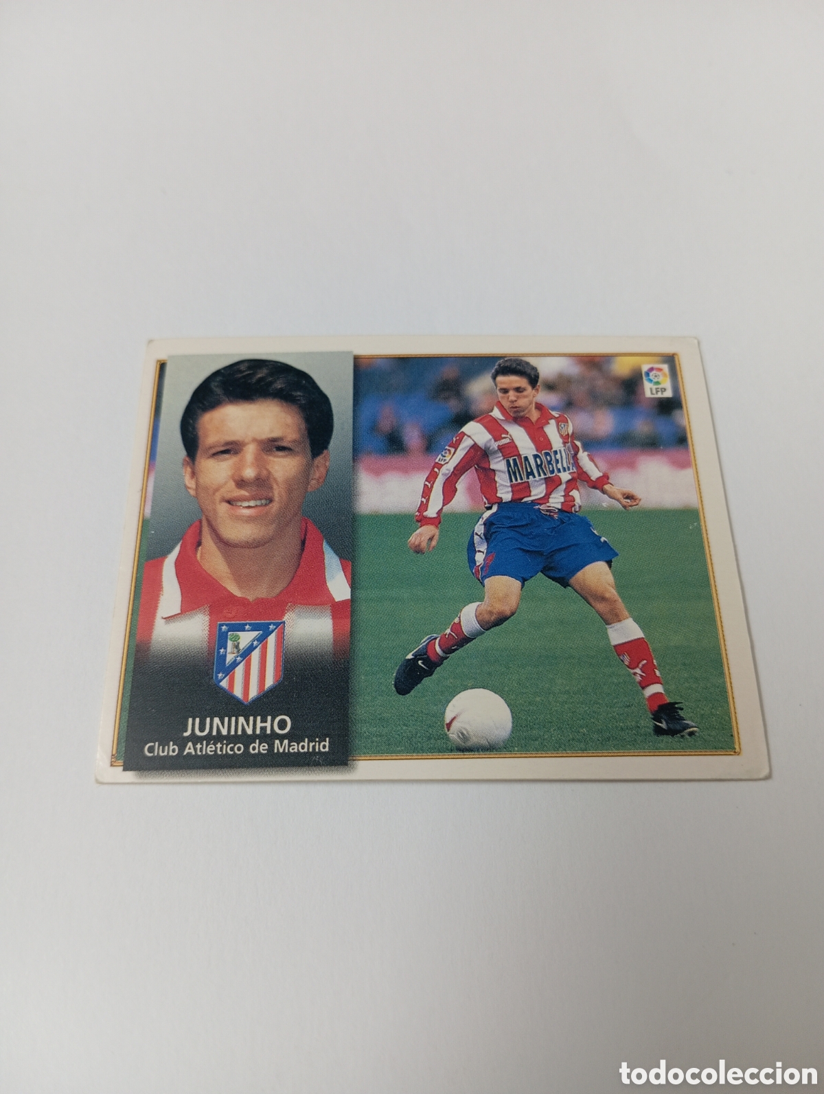 Cromos de Futebol: JUNINHO Atl&eacute;tico de Madrid Liga Este 1998 1999 NUEVO SIN PEGAR 98 99