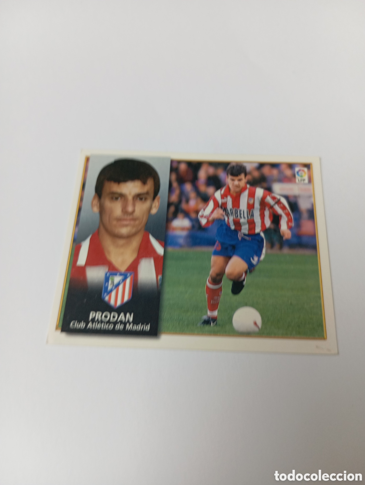 Cromos de Futebol: PRODAN BAJA Atl&eacute;tico de Madrid Liga Este 1998 1999 NUEVO SIN PEGAR 98 99