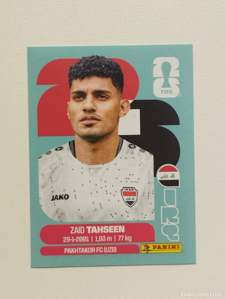 Cromos de Futebol: CROMO STICKER WORLD CUP 2026 MUNDIAL 26 PANINI IRAQ IRQ7 IRQ 7 ZAID TAHSEEN
