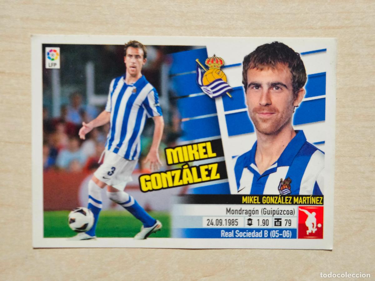 Cromos de Futebol: CROMO N&ordm; 5 MIKEL GONZALEZ - ESTE 2013 14 - 13 14 - CROMO SIN PEGAR - REAL SOCIEDAD