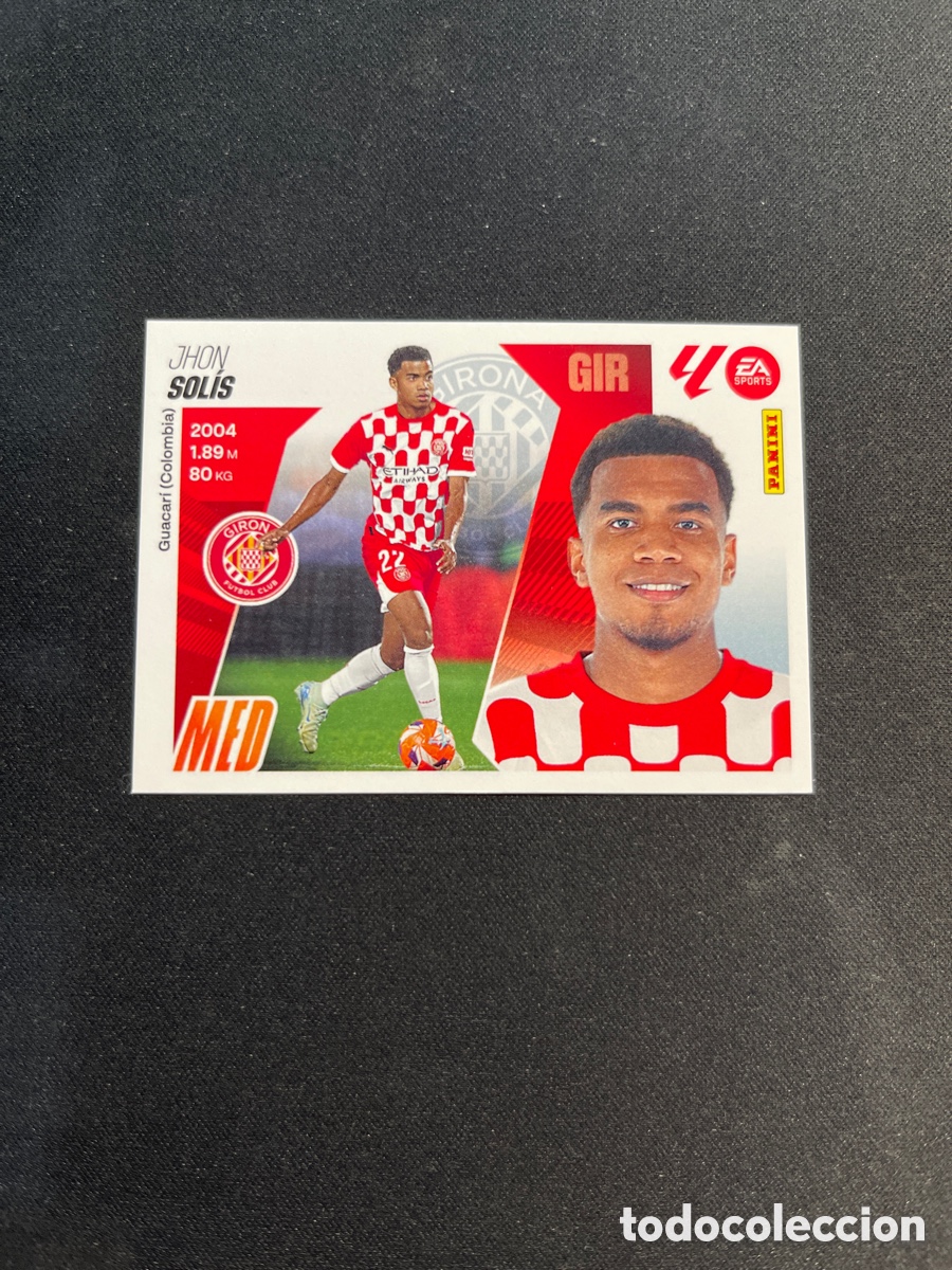 Football Stickers: Solis 11 Girona Liga Este 2025 2026 25 26