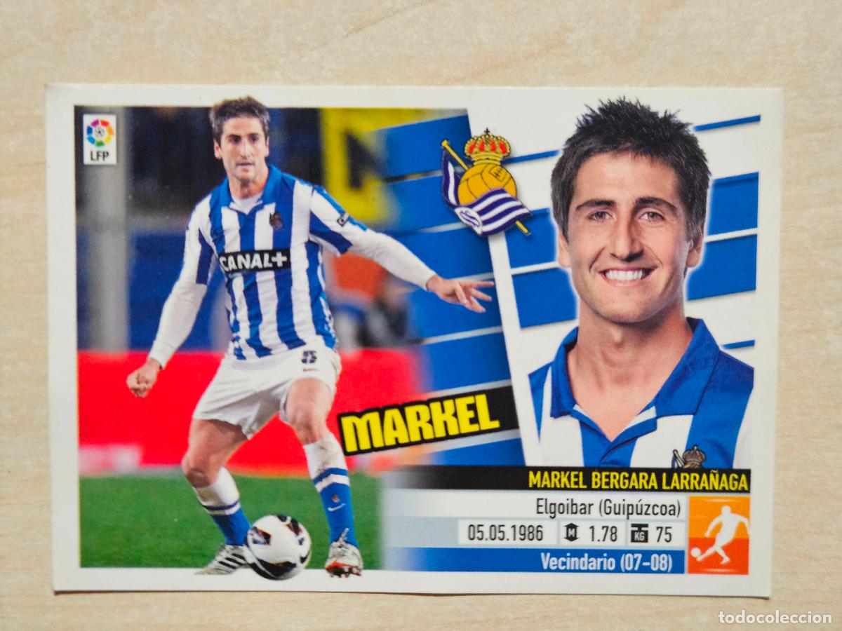 Football Stickers: CROMO N&ordm; 8 MARKEL - ESTE 2013 14 - 13 14 - CROMO SIN PEGAR - REAL SOCIEDAD