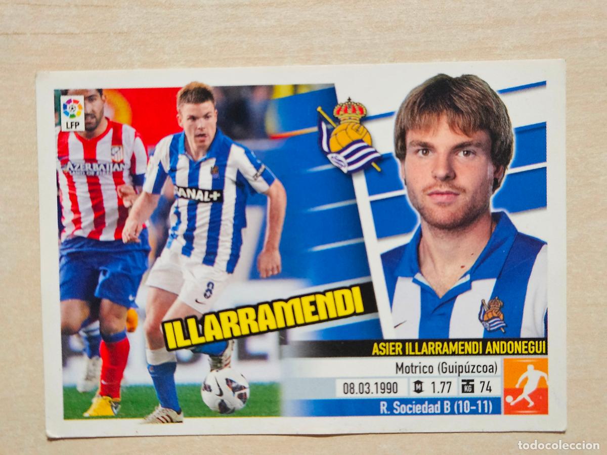 Football Stickers: CROMO N&ordm; 9 ILLARRAMENDI - ESTE 2013 14 - 13 14 - CROMO SIN PEGAR - REAL SOCIEDAD