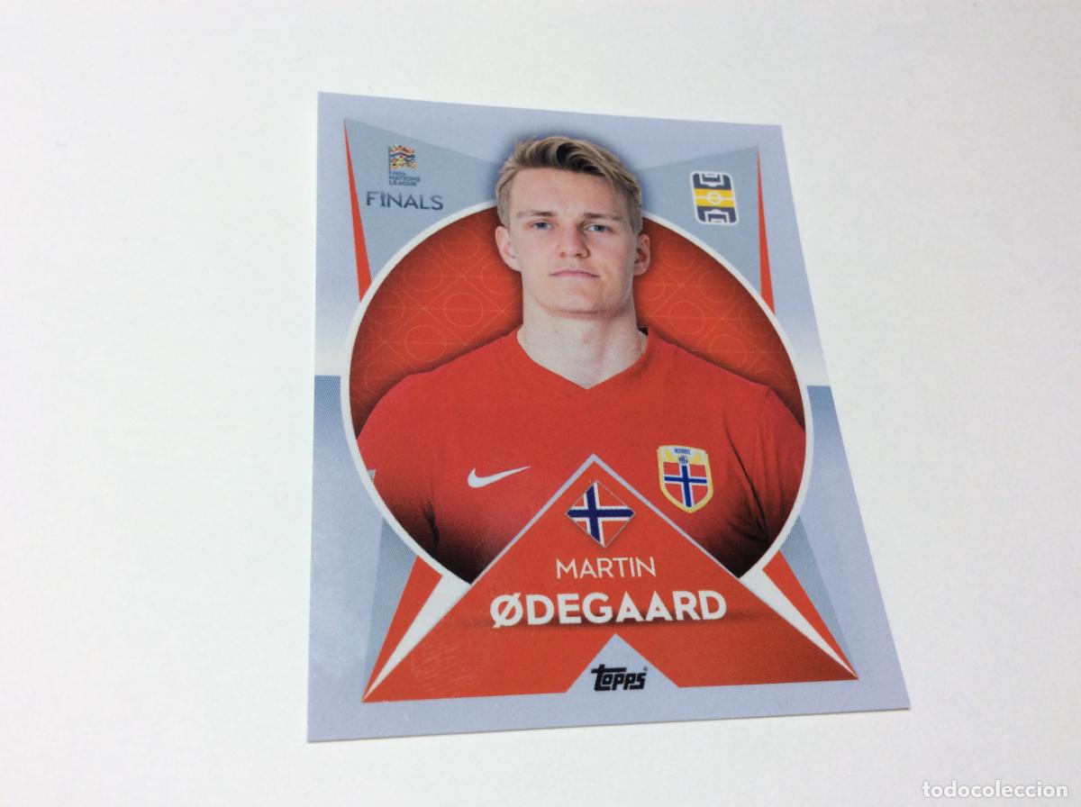 Football Stickers: 84 Martin Odegaard Cromo Sticker The Road to UEFA Nations League Finals 2022 2023 22 23 Topps