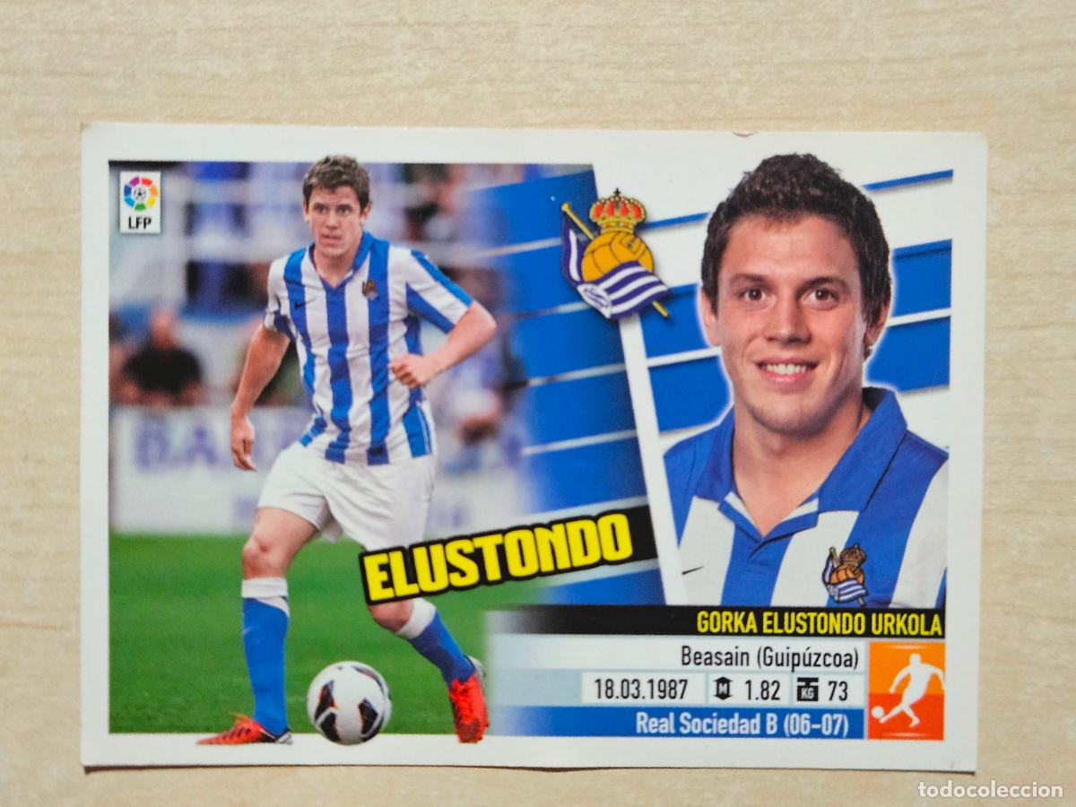 Football Stickers: CROMO N&ordm; 10A ELUSTONDO - ESTE 2013 14 - 13 14 - CROMO SIN PEGAR - REAL SOCIEDAD